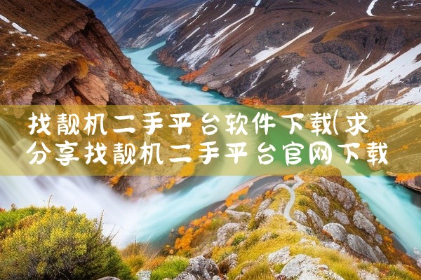 找靓机二手平台软件下载